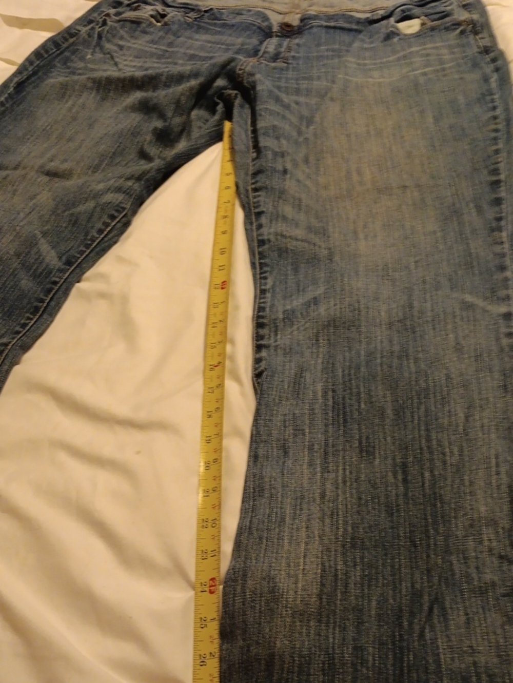 Maurices Women's Light Blue Flared Jeans 20 Short